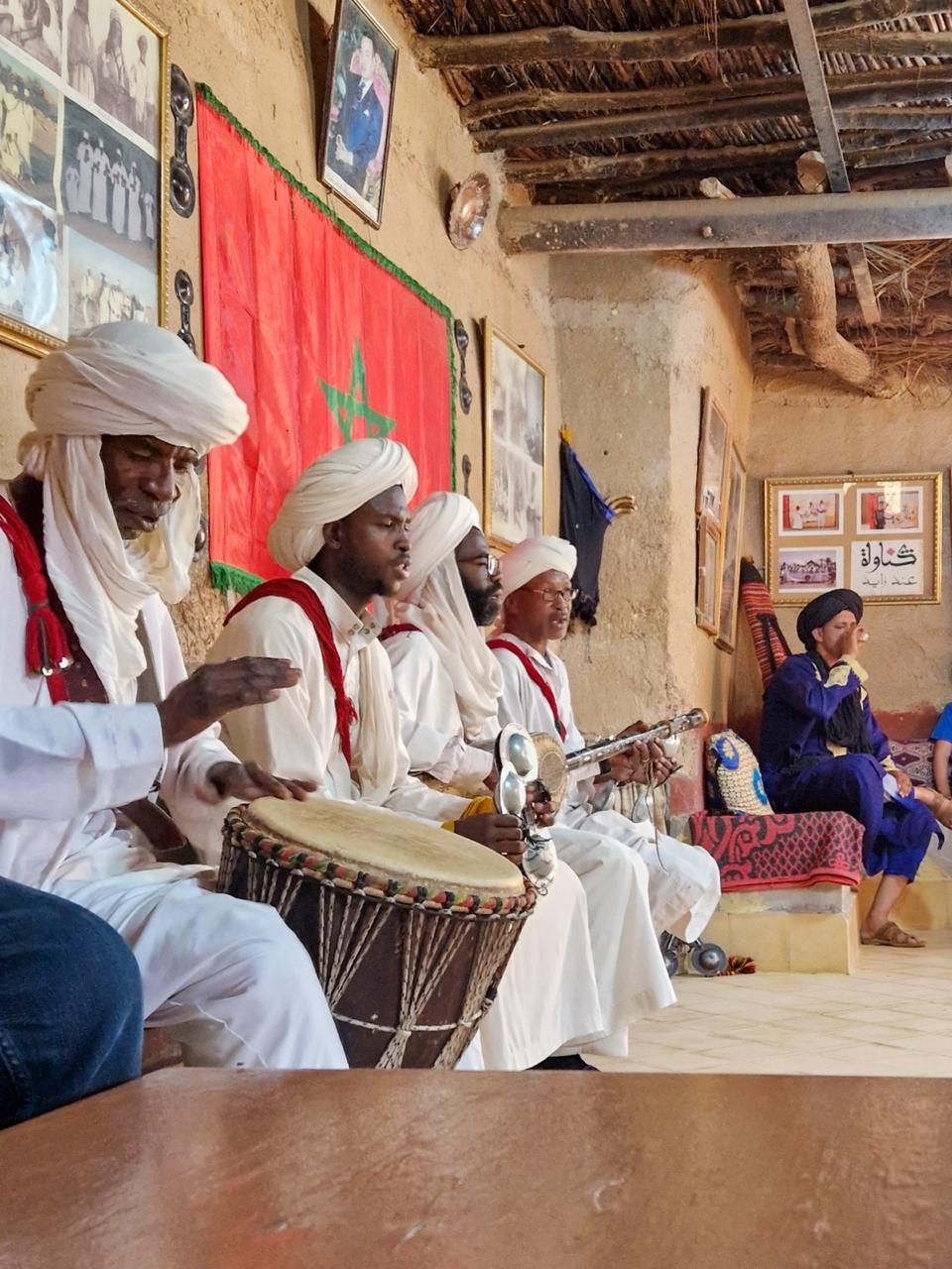 A Gnawa music performance